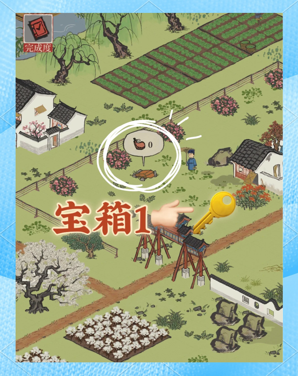牡丹亭与江南百景图，诗意与画境的交融-第1张图片